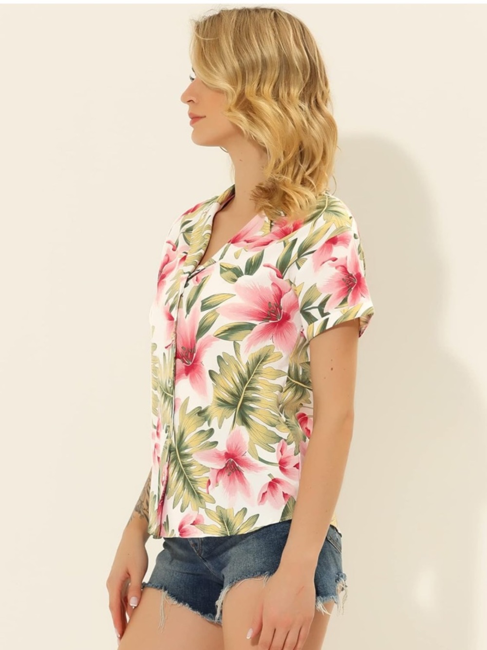 Tropical Print Shirt - Picture 3 of 10